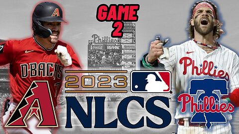 Arizona Diamondbacks vs Philadelphia Phillies Live Reaction | MLB Play by Play | Watch Party | NLCS