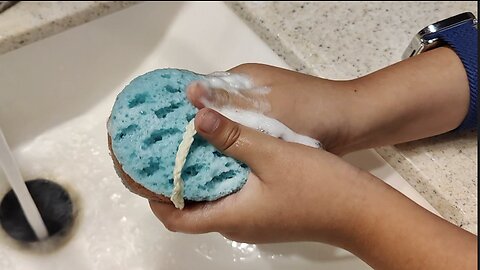 Soft Exfoliating Shower Sponge
