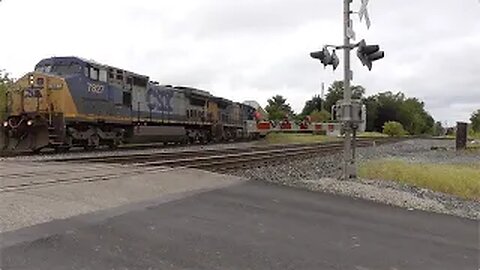 CSX M216 Autorack Train from Greenwich, Ohio September 9, 2023