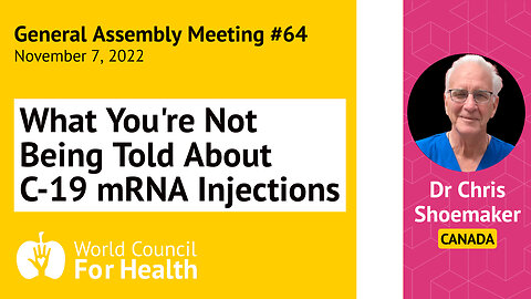 Dr Chris Shoemaker: What You're Not Being Told About Covid-19 mRNA Injections