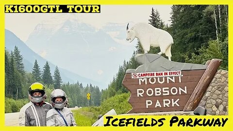 Motorcycle Adventure Tour on Icefields Parkway | BMW K1600GTL Ride through Rocky Mountains Canada