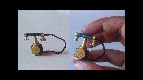 Telephone Making At Home / Waste Material Reuse Ideas / Miniature Phone