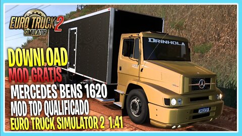 MERCEDES BENS 1620 NO BAÚ QUALIFICADO EURO TRUCK SIMULATOR 2 1.41