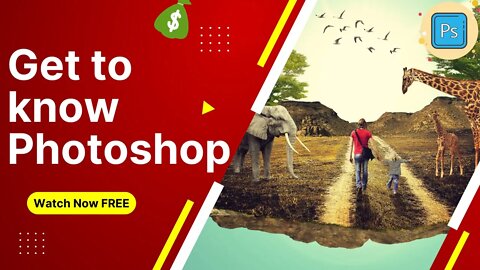 Get to know Photoshop | Photoshop learning Free course | part 01 The interface #photoshoptutorial