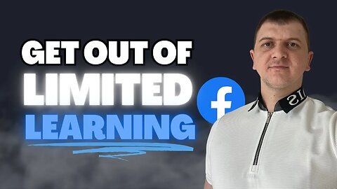 Facebook ads limited learning | What it is and how to get out of it