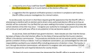 Johnson County official expresses concern over sheriff's review of election security