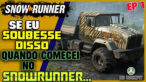 SNOWRUNNER | COMO CONSEGUIR O TAYGA 6436 NO INICIO DO JOGO