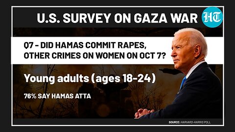 Young Americans Want Israel Abolished, Justify Hamas' Oct. 7 Attack - Harvard Survey