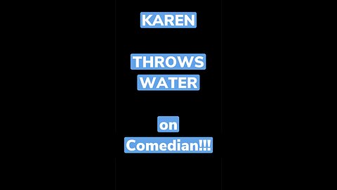 Heckler THROWS water on Comedian! #standupcomedy #heckler