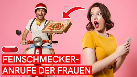 FEINSCHMECKER-ANRUFE: Wenn Frauen sich mit Männern FÜR EINE KOSTENLOSE MAHLZEIT VERABREDEN! 🍕