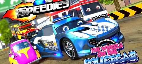 Wheels On The Police Car Nursery Rhyme for Children by Speedies