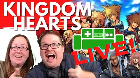 Kingdom Hearts 2 with LISA! She said she'd NEVER play this.