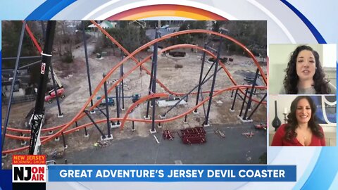 Six Flags Great Adventure's Jersey Devil Roller Coaster