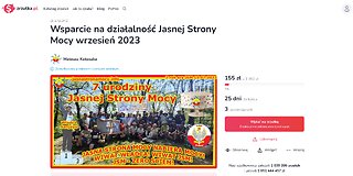 ZRZUTKA Wsparcie na działalność Jasnej Strony Mocy wrzesień 2023