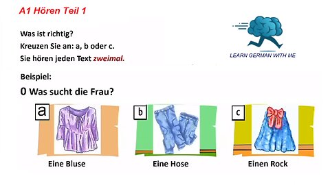 Deutsch Goethe A1 Hören mit Lösungen | 6