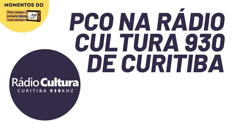 PCO terá programa toda sexta-feira, às 12h, na Rádio Cultura 930 de Curitiba | Momentos