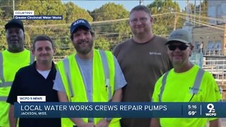 Greater Cincinnati Water Works crew travel to Mississippi to repair pumps amid water crisis