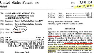 PATENT US3951134A • REMOTELY MONITOR & ALTER BRAIN WAVES