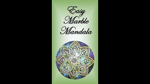 Easy Marble Mandala Trailer