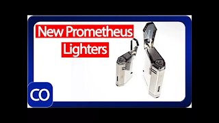 Prometheus Magma T X And Leather Sheath Lighters