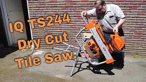 Unboxing and setup IQ TS244 #IQpowertools #drycut #tilecutter #tile