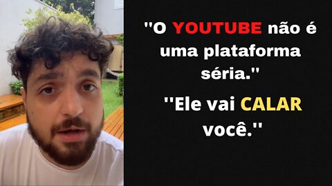 MONARK FALA SOBRE YOUTUBE E SEU CANCELAMENTO