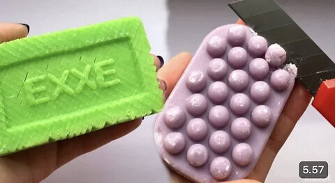 Soap Carving Vs Soap Cutting Satisfying ASMR (Relaxing Video)