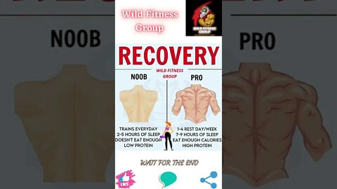 🔥Noob vs pro recovery🔥#shorts🔥#wildfitnessgroup🔥9 August 2022🔥