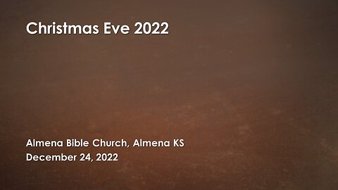 Christmas Eve 2022