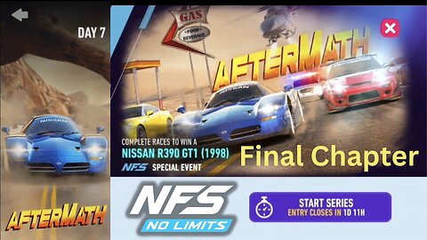 Need For Speed No Limits "Special Event" *AFTERMATH * NISSAN R390 GT1 (1998) Day 7 Gameplay.