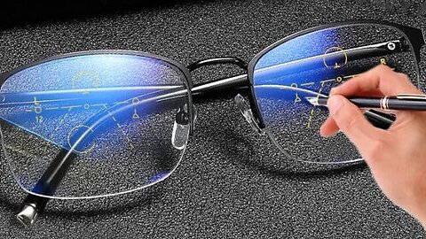 Anti-Scratch Progressive Multifocal Reading Glasses