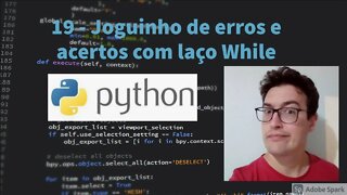 Aula 19 - Joguinho de erros e acertos com laço While - Python