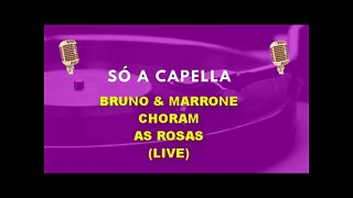 Live / Bruno & Marrone/ Choram as Rosas / ACapella