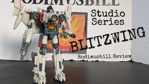 Studio Series Blitzwing (#65) Transformers Voyager Figure Review