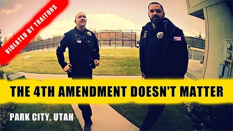 Blue Tred: CONSTITUTION = DISORDERLY, RESISTING & FAILURE TO IDENTIFY (PARK CITY, UTAH POLICE)