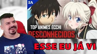 REACT 5 MELHORES ANIMES ECCHI DESCONHECIDOS - MELHOR DO MUNDO