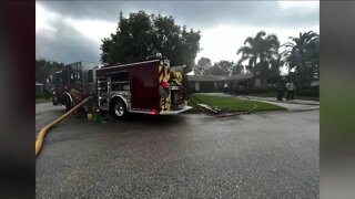 Fire officials say lightning strike causes home fire, Medoc Lane