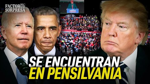 Trump, Obama y Biden en Pensilvania/ Candidatos republicanos apoyan el “American first”