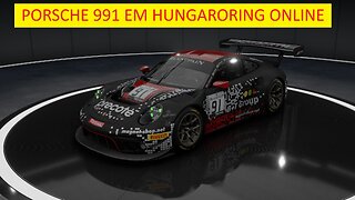PORSCHE 991 em Hungaroring Online no Asseto Corsa Competizione, ótima corrida. #acc