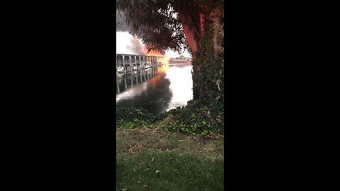 Explosion and fire at our marina as promised
