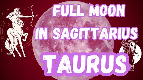 Taurus ♉️- Choosing happiness! Full Moon in Sagittarius tarot reading #taurus #tarotary #tarot