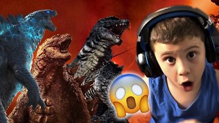 Reacting to 10 Godzilla Appearences!