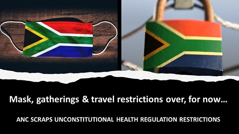 South Africa's ANC finally ends mask, gatherings and travel restrictions | Over 800 days later