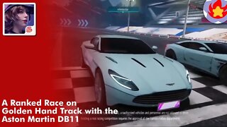 A Ranked Race on Golden Hand Track with the Aston Martin DB11 | Ace Racer