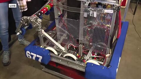 Buckeye Robotics Regionals held at Wolstein Center