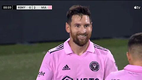 Messi Unbelievable Goal - Inter Miami vs New York RB 2-0 Highlights & Goals - 2023