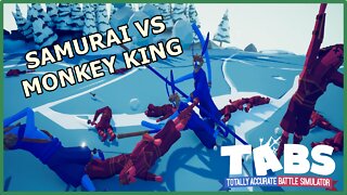 SAMURAI vs MONKEY KING [ Totally Accurate Battle Simulator ]