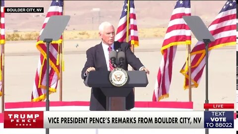 WATCH: Vice President Pence in Boulder City, NV
