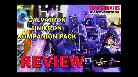 Transformers WFC Galvatron Unicron Companion Pack Review
