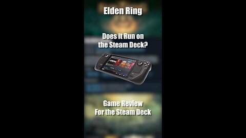 Elden Ring on the Steam Deck